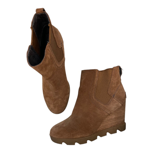 Boots Designer By Sorel In Tan, Size:8