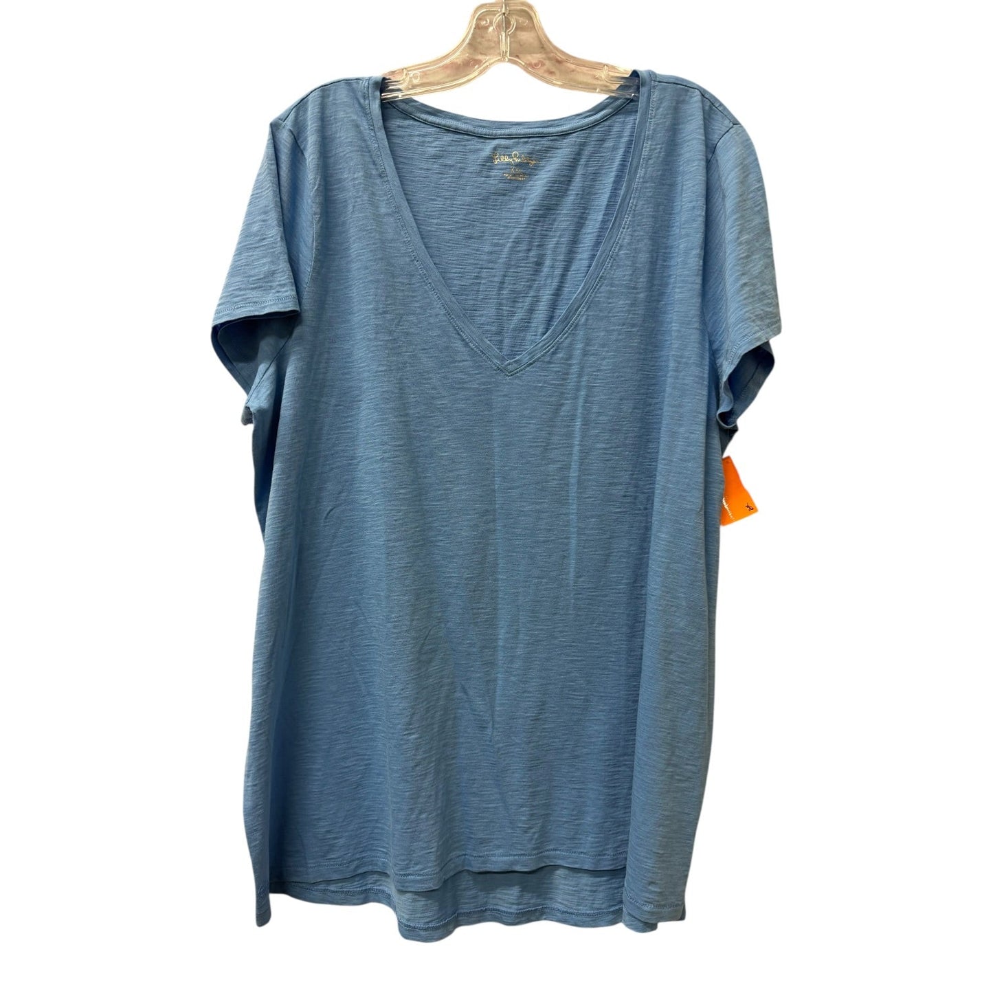 Top Ss Designer By Lilly Pulitzer In Blue, Size:1X
