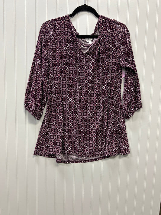 Top Ls By Dressbarn In Purple, Size:Xl