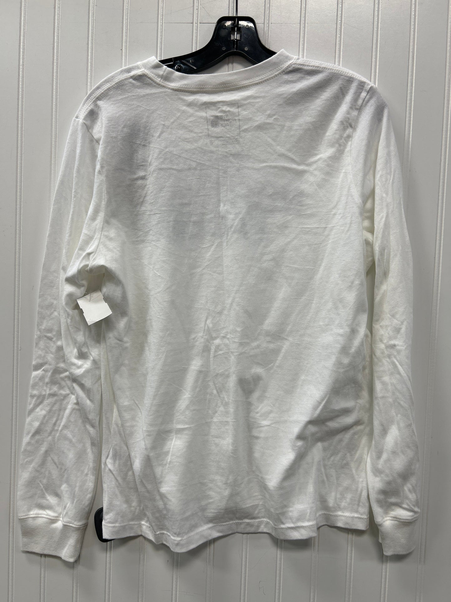 Athletic Top Ls Crewneck By The North Face In White, Size:M NWT