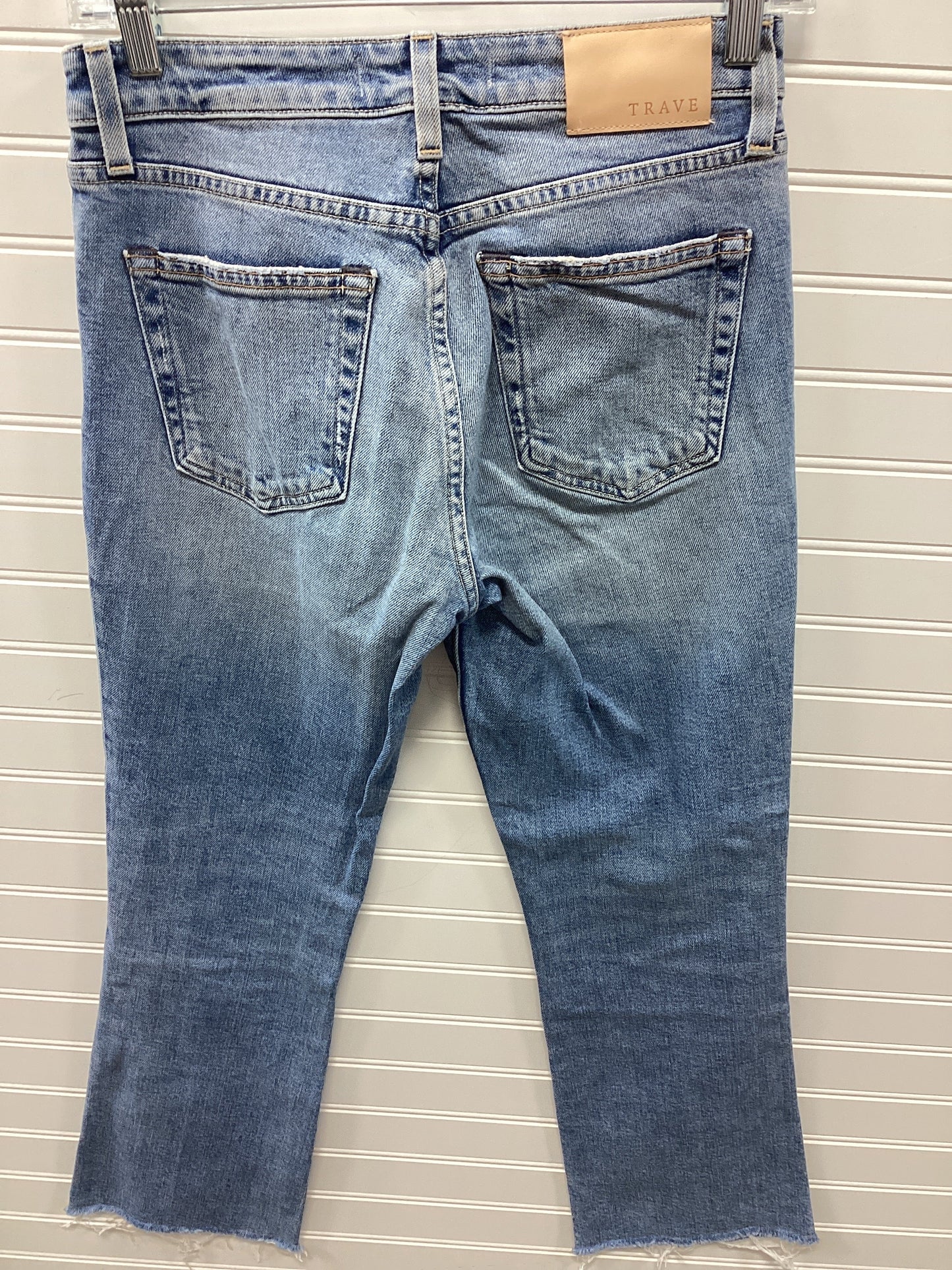 Jeans Cropped By Cmb In Blue Denim, Size:2