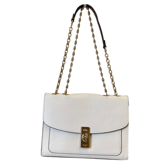 Handbag Designer By Coach In Cream, Size:Medium