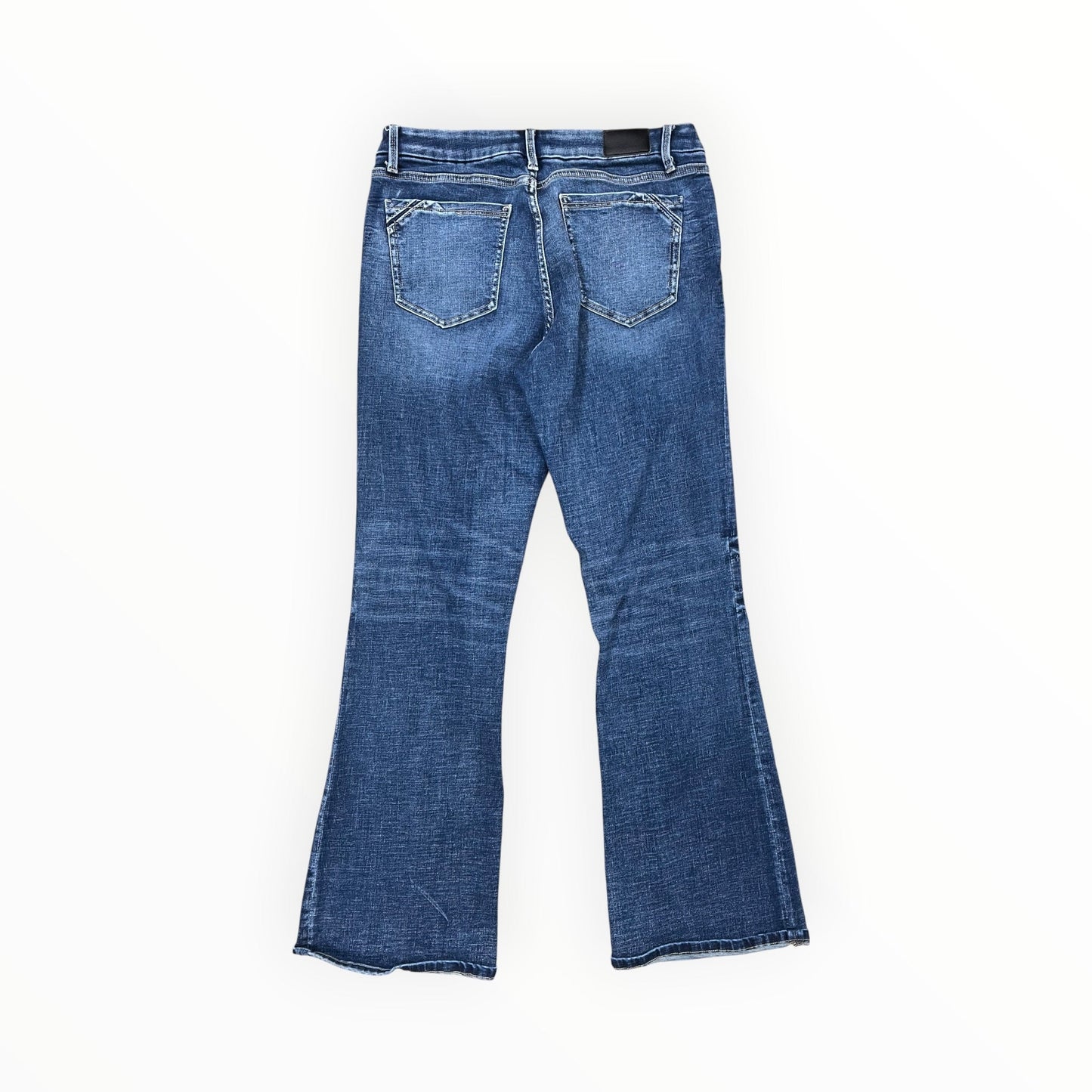 Jeans Flared By Kendall + Kylie In Blue Denim, Size:12