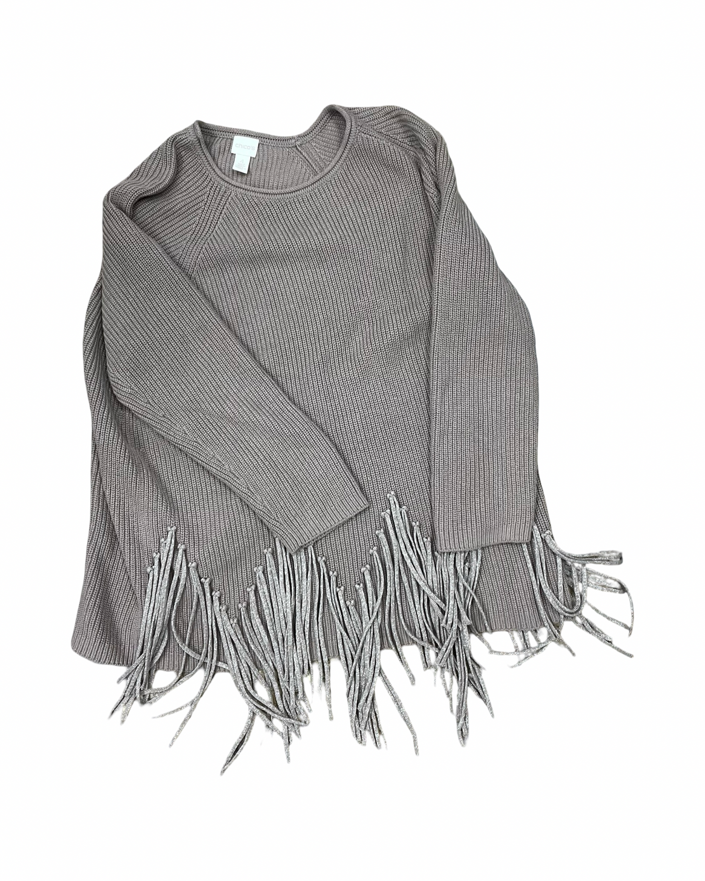 Sweater By Chicos In Beige, Size:Xxl