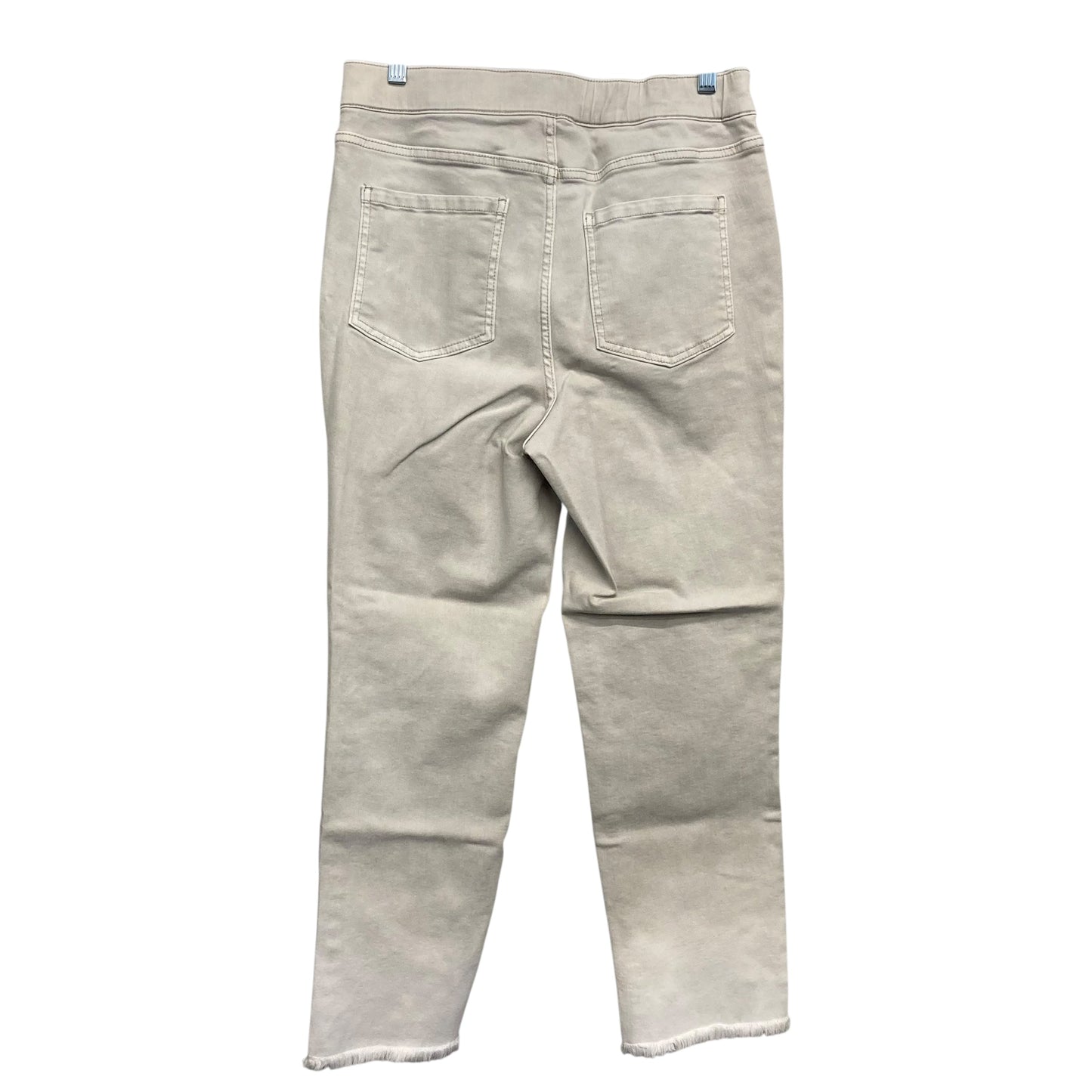 Jeans Straight By Isaac Mizrahi Live Qvc In Grey, Size:10