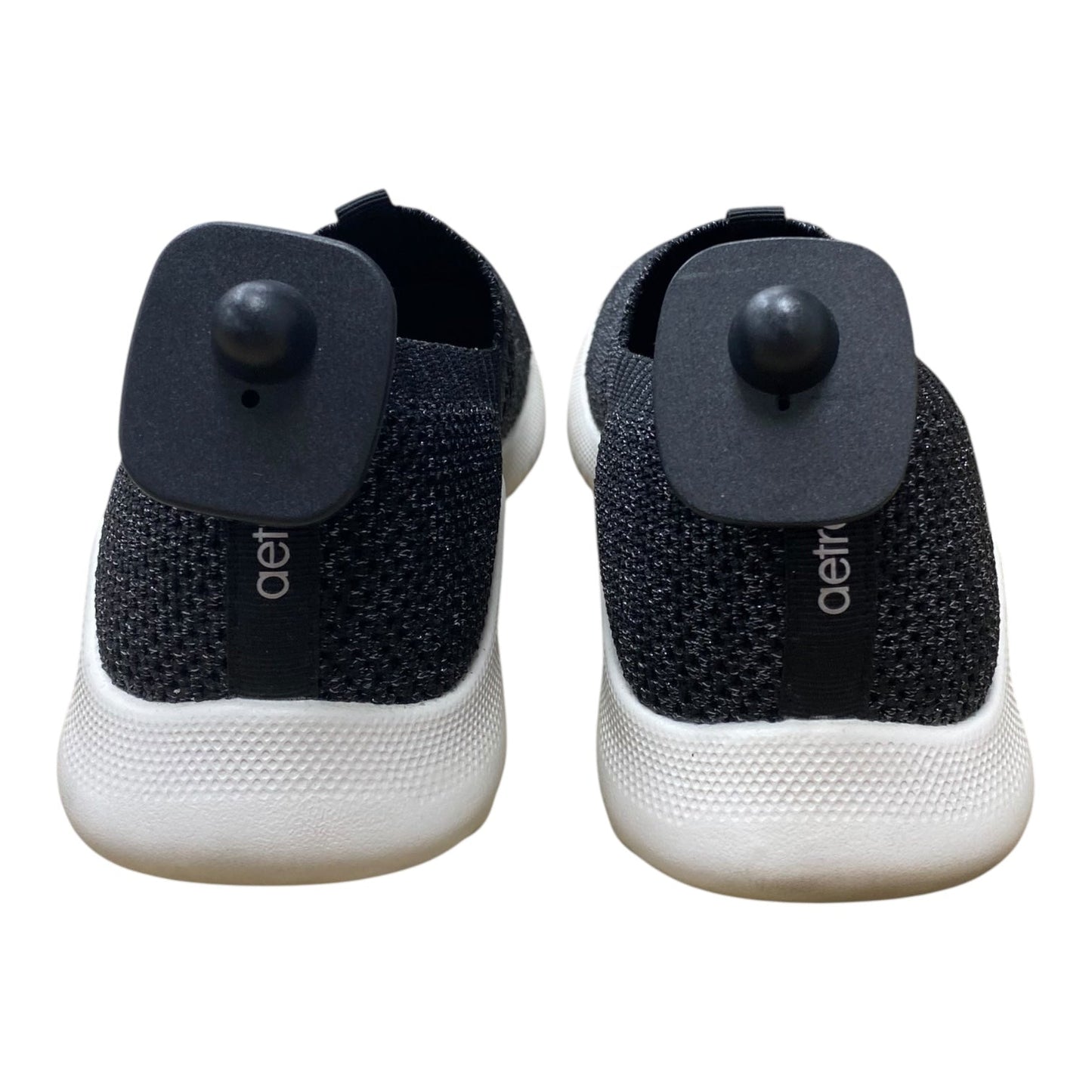 Shoes Sneakers By Aetrex In Black & Silver, Size:9