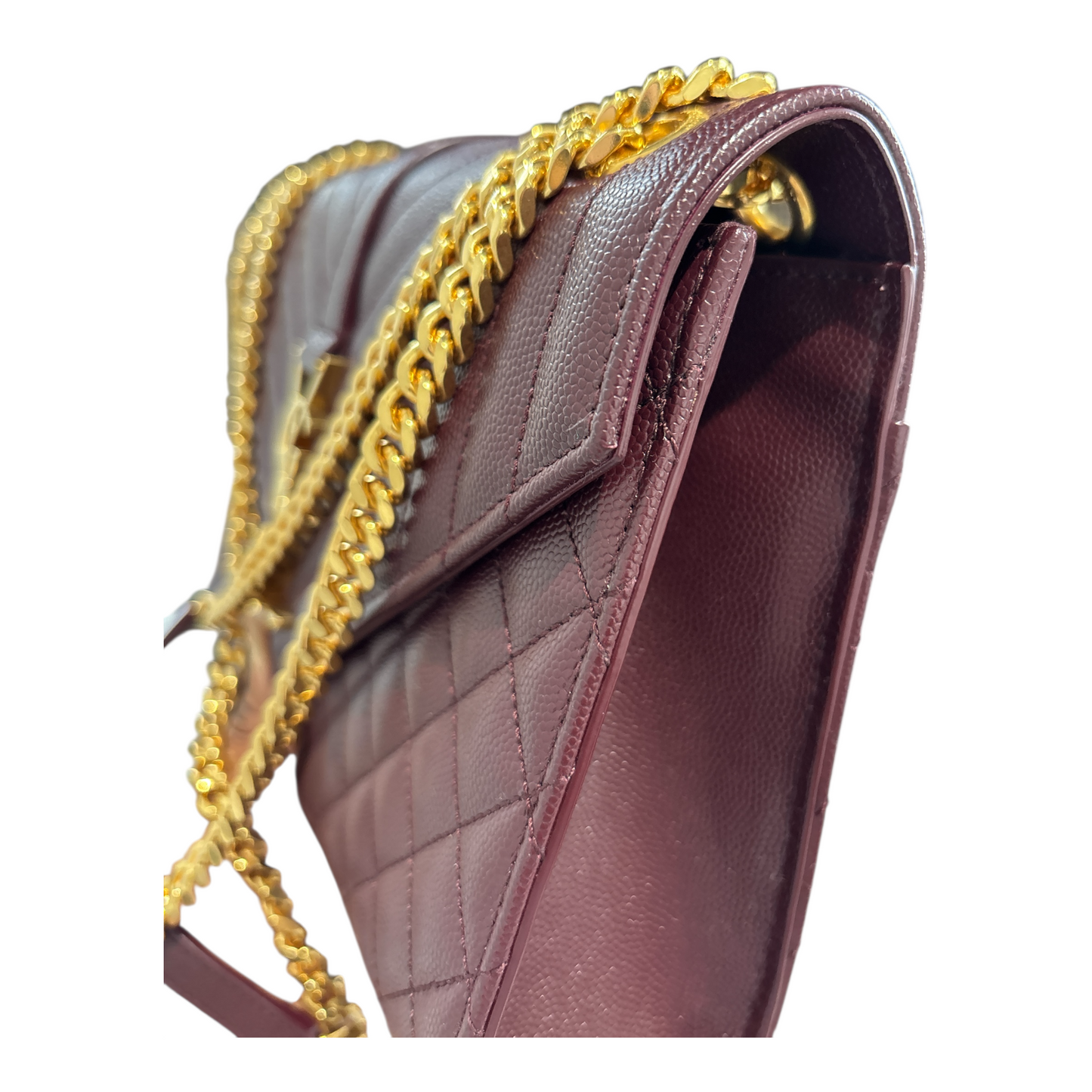 Yves Saint Laurent, Size: Medium Maroon