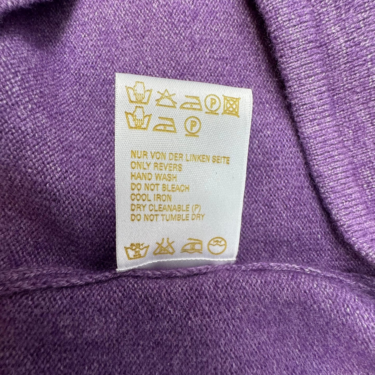 Sweater Designer By Escada In Purple, Size: 10