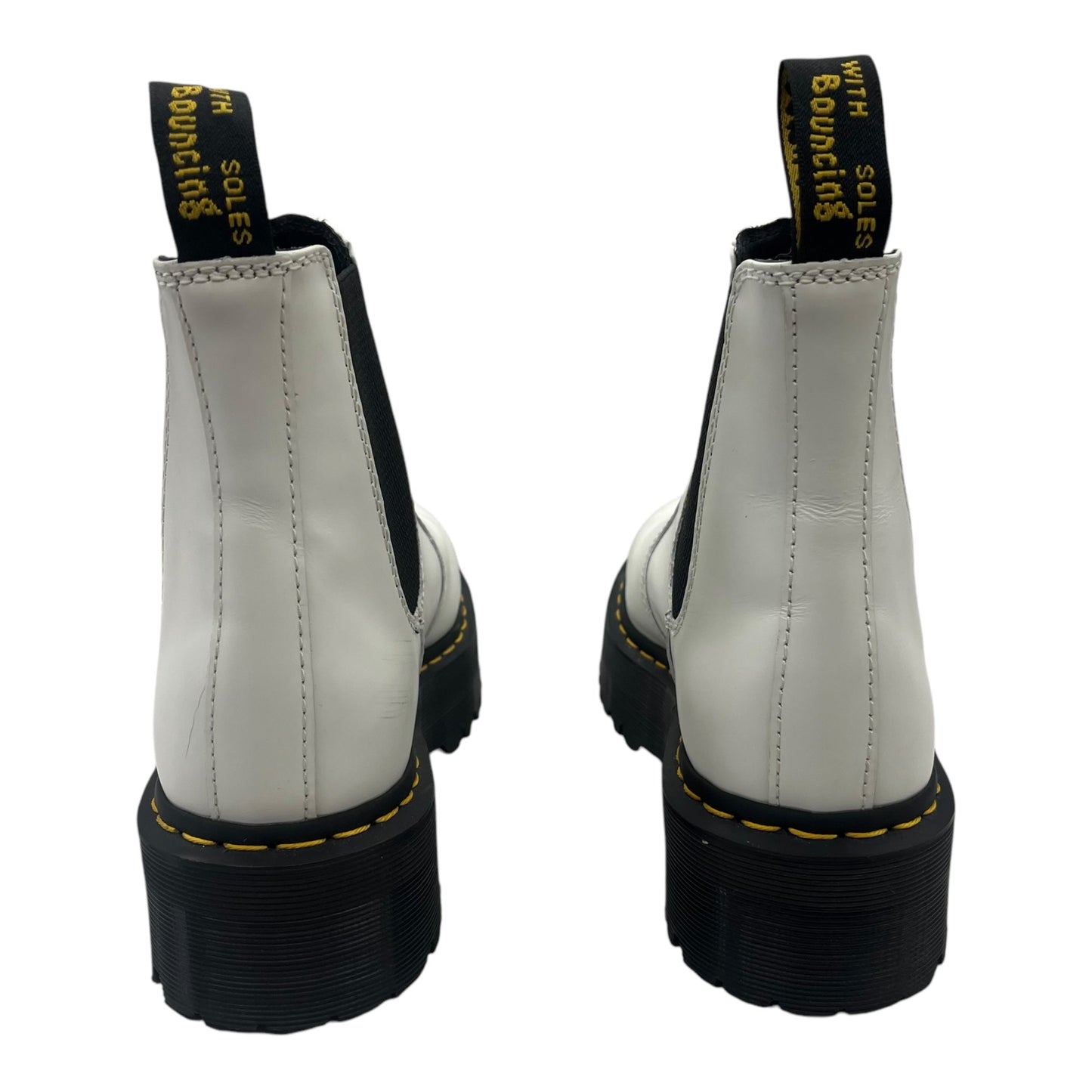 Boots Combat By Dr Martens In White, Size:10