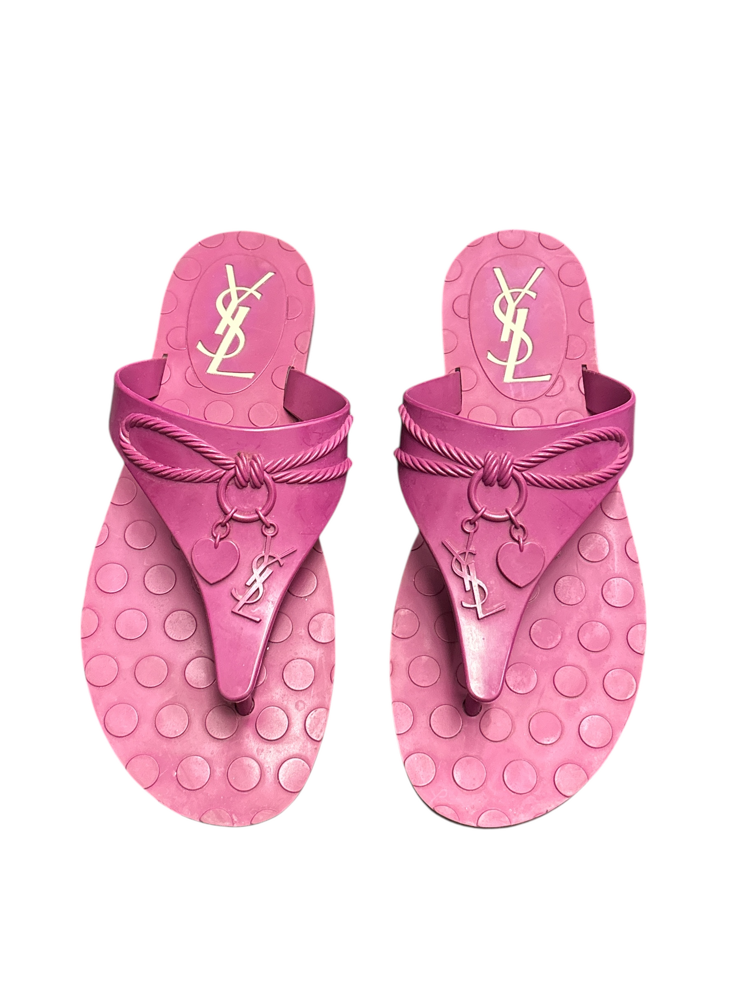Sandals Luxury Designer By Yves Saint Laurent In Purple