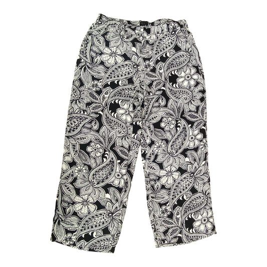 Pants Lounge By Talbots In Black & White, Size:S