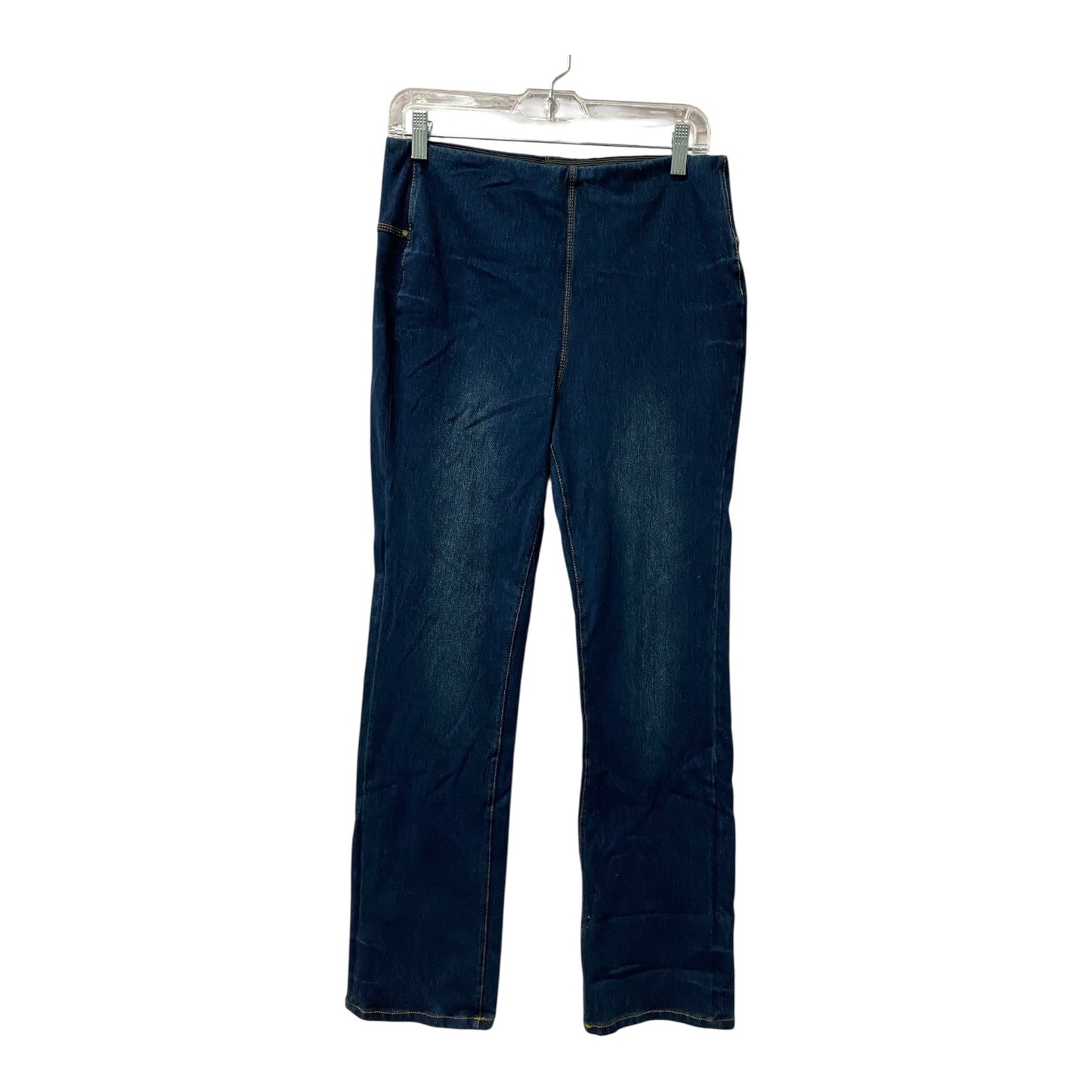 Jeans Jeggings By Lysse In Blue Denim, Size:12