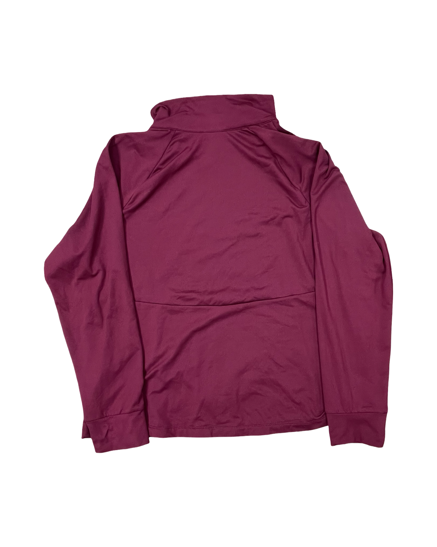 Top Ls By Ava & Viv In Maroon, Size:1X