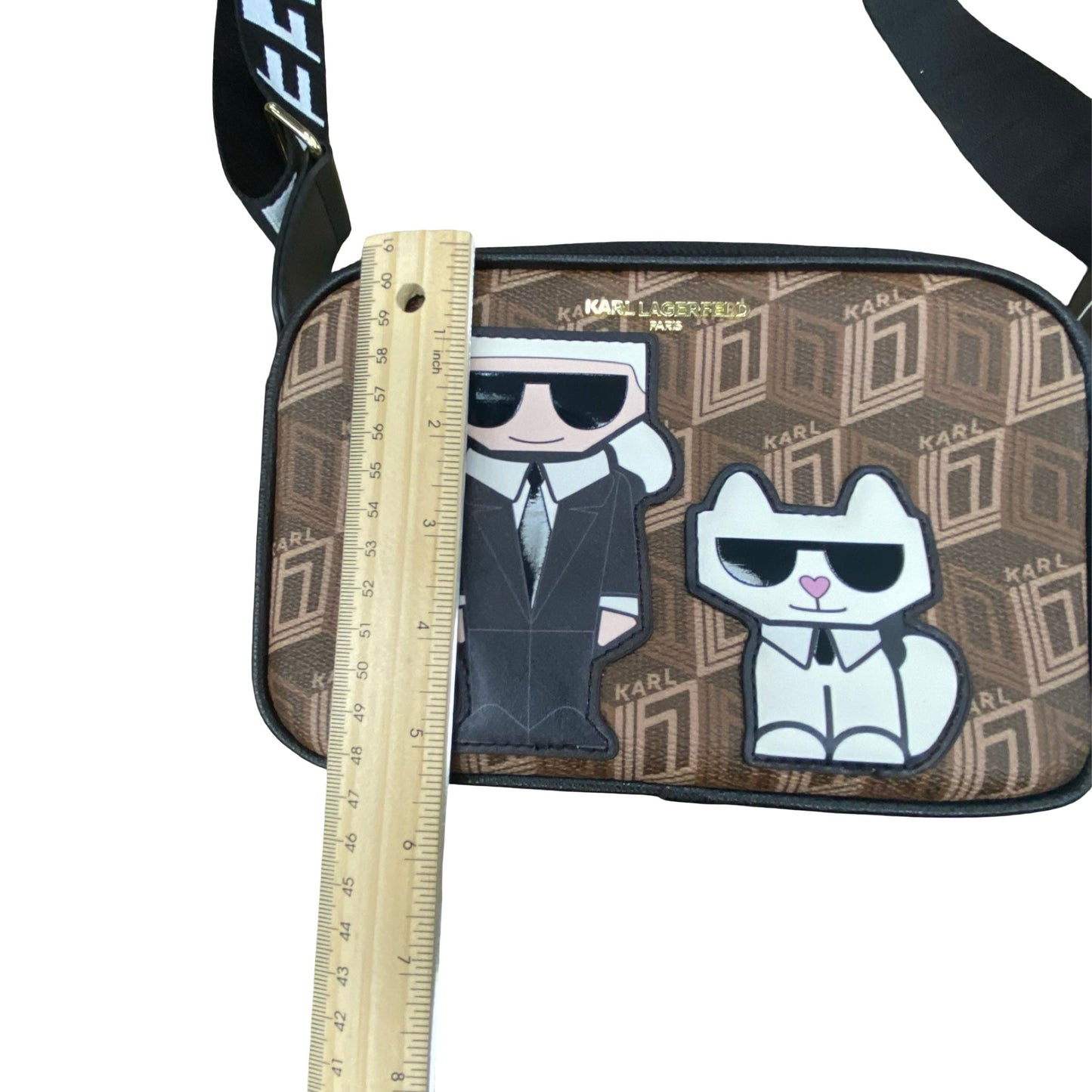 Handbag Designer By Karl Lagerfeld In Multi, Size:Medium