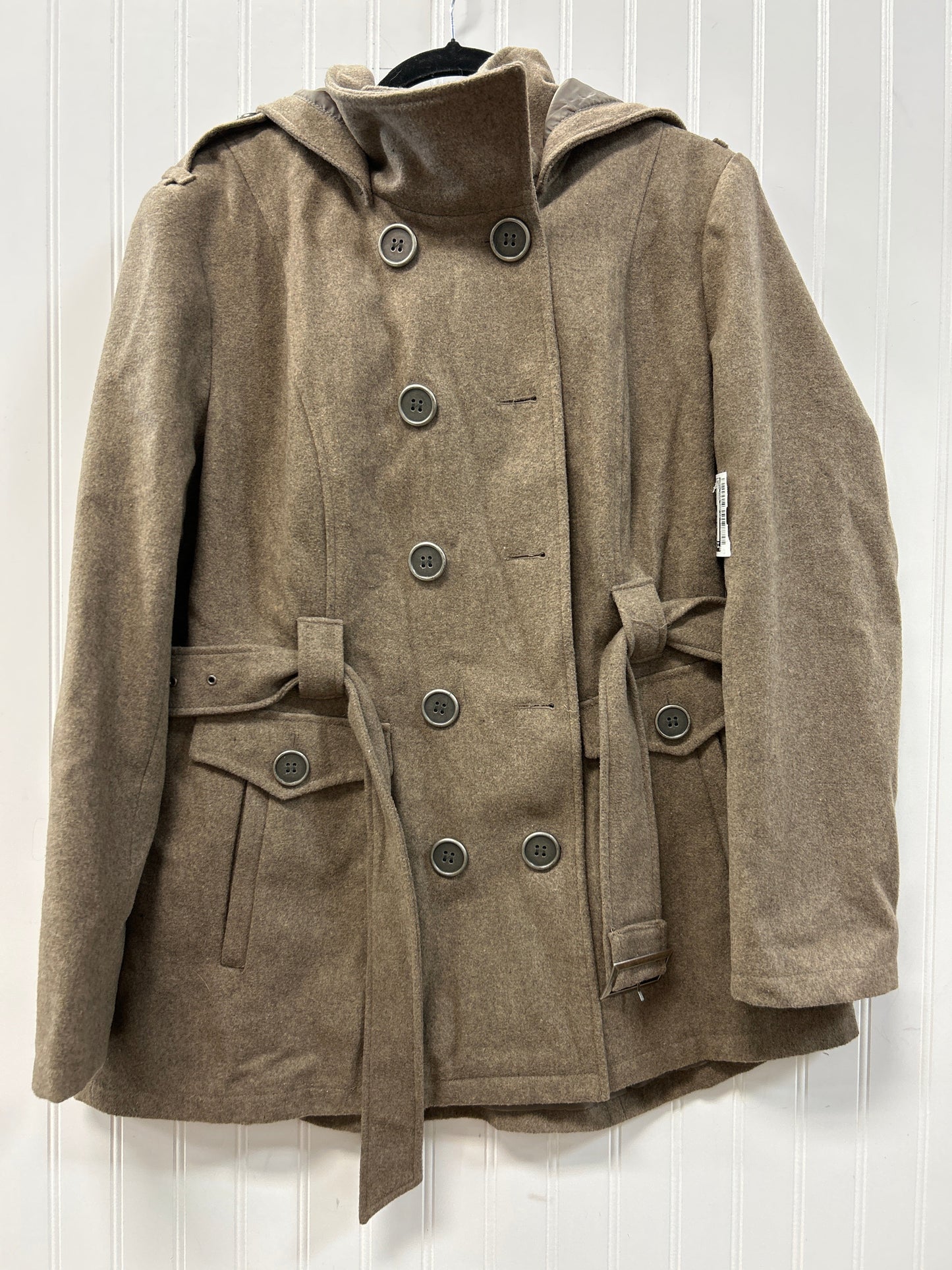 Coat Wool By New York And Co In Brown, Size:Xl