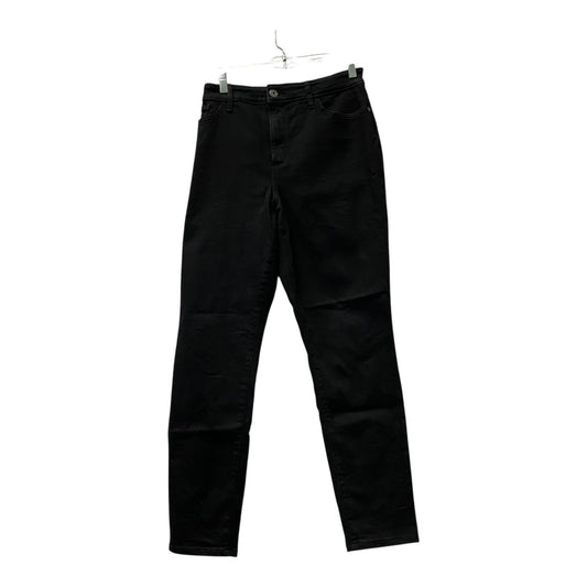 Jeans Skinny By St Johns Bay In Black, Size:16