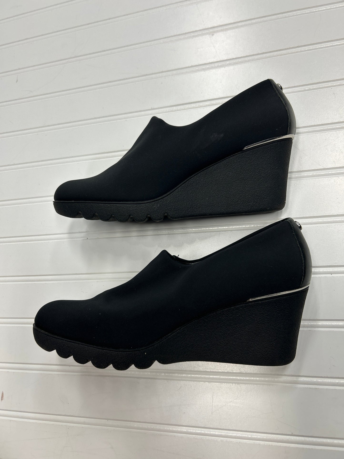 Shoes Heels Wedge By Donald Pliner In Black, Size:9