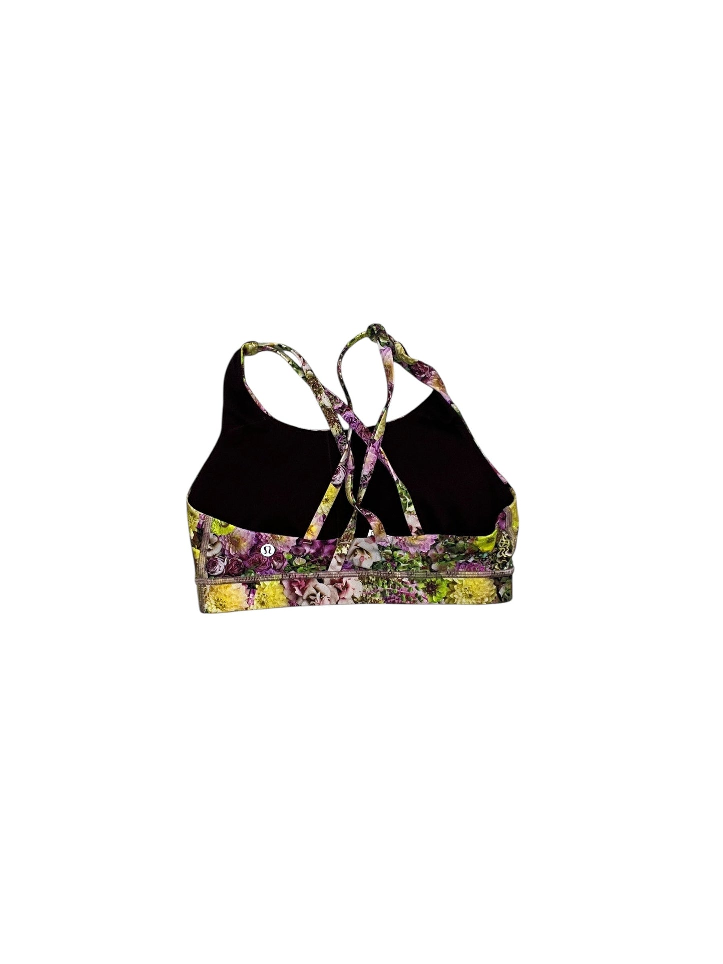 Athletic Bra By Lululemon In Floral Print, Size:S