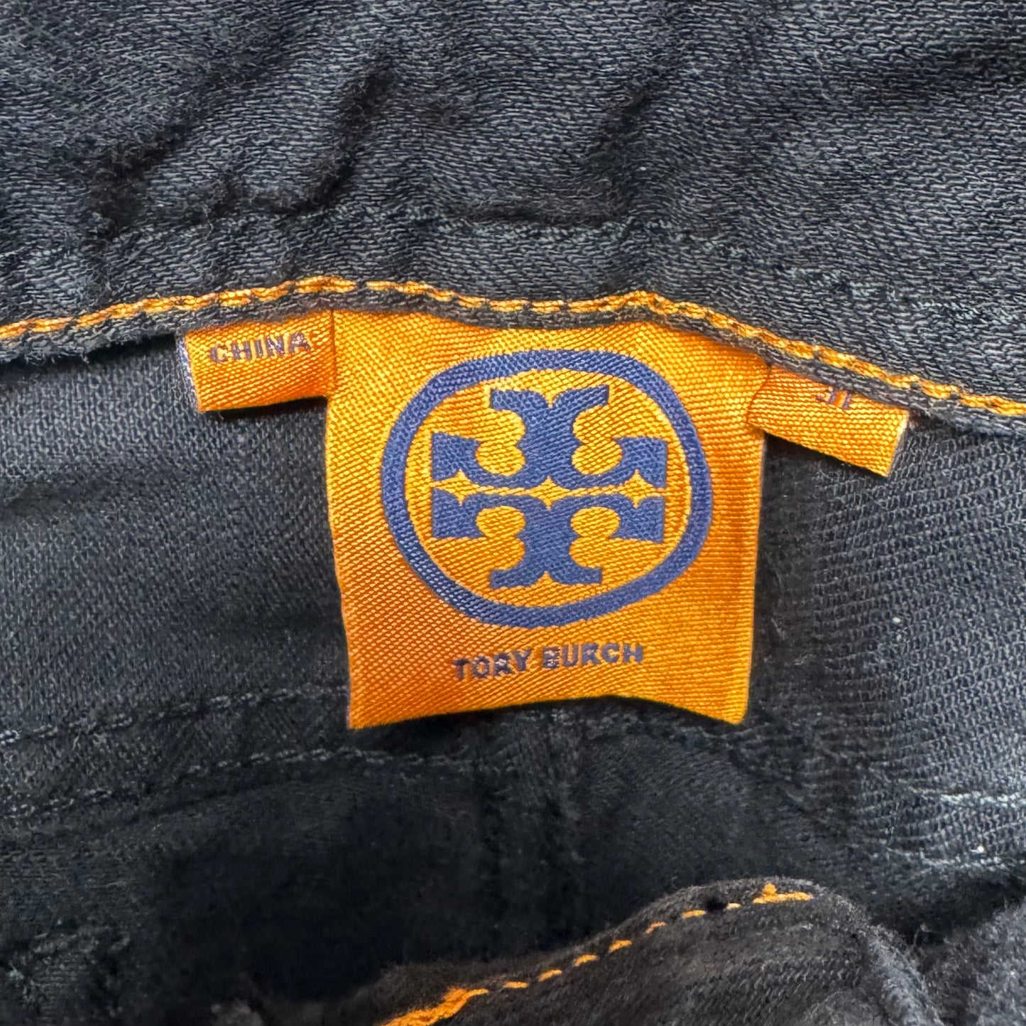 Bootcut Jeans Designer By Tory Burch In Black, Size: 12/31