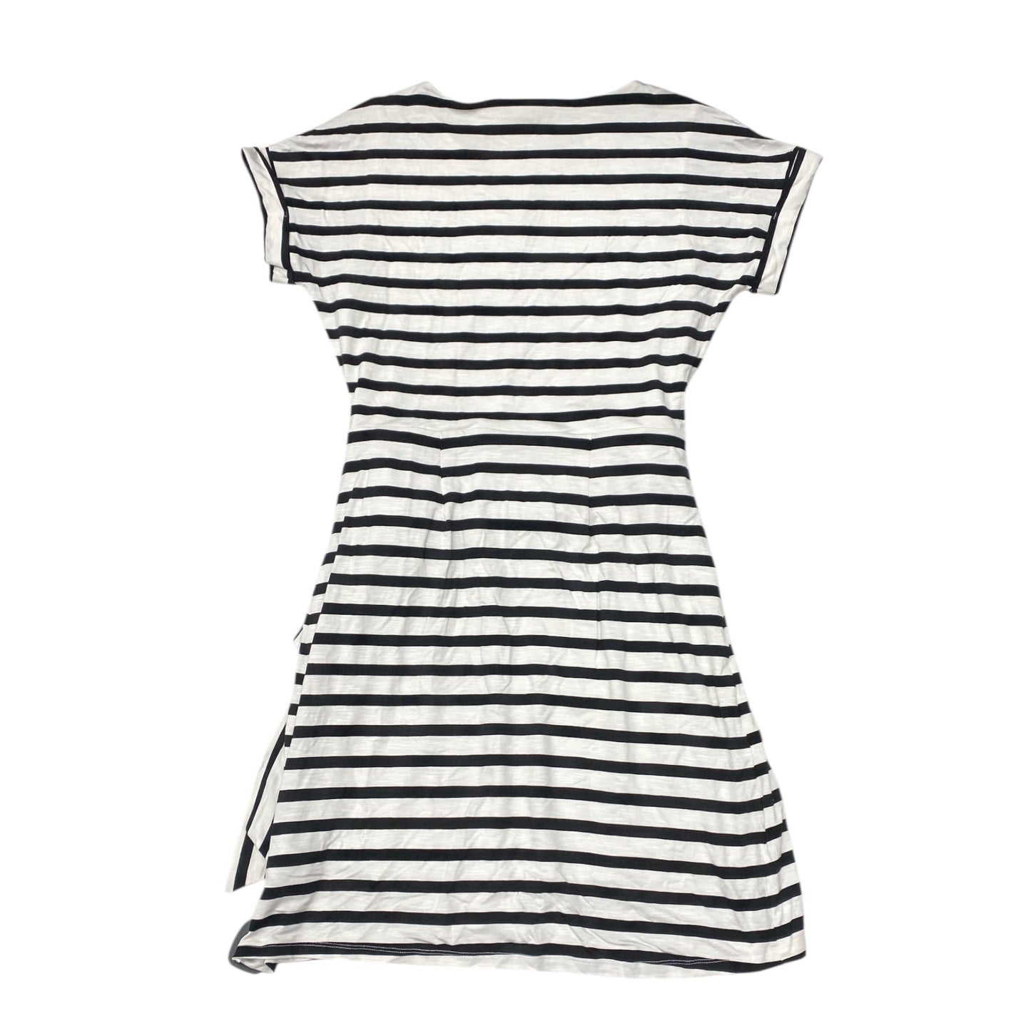Dress Casual Midi By Chaps In Black & White, Size:S