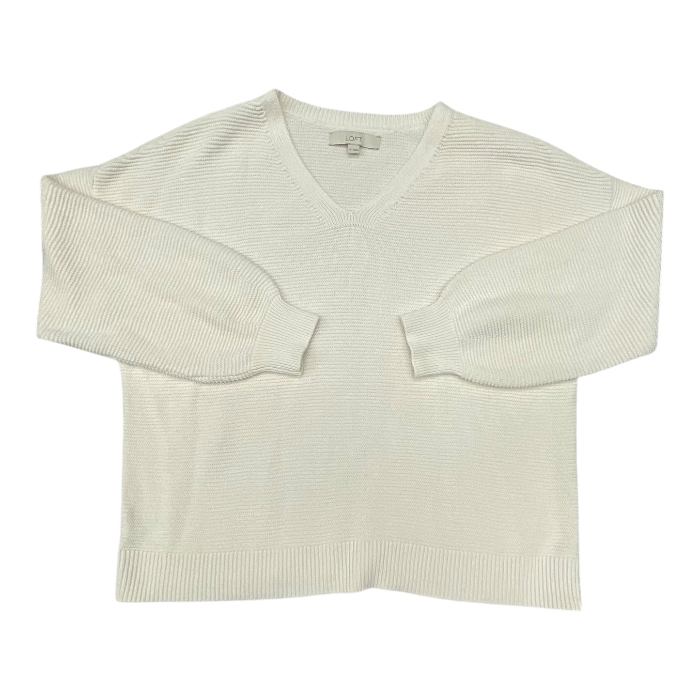 Sweater By Loft In Cream, Size:Xl