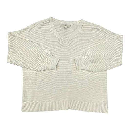 Sweater By Loft In Cream, Size:Xl