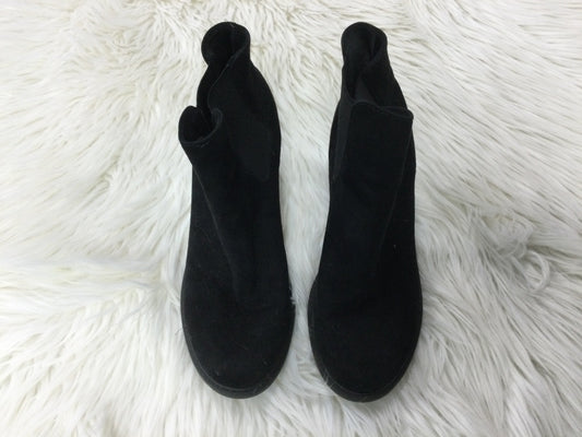 Boots Ankle Heels By Merona In Black, Size:9