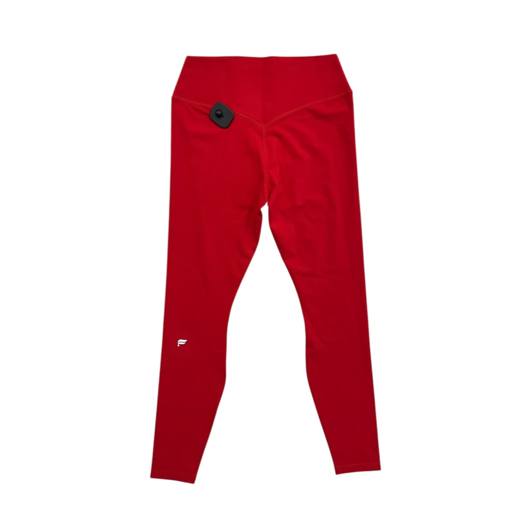Athletic Leggings By Fabletics In Red, Size:M