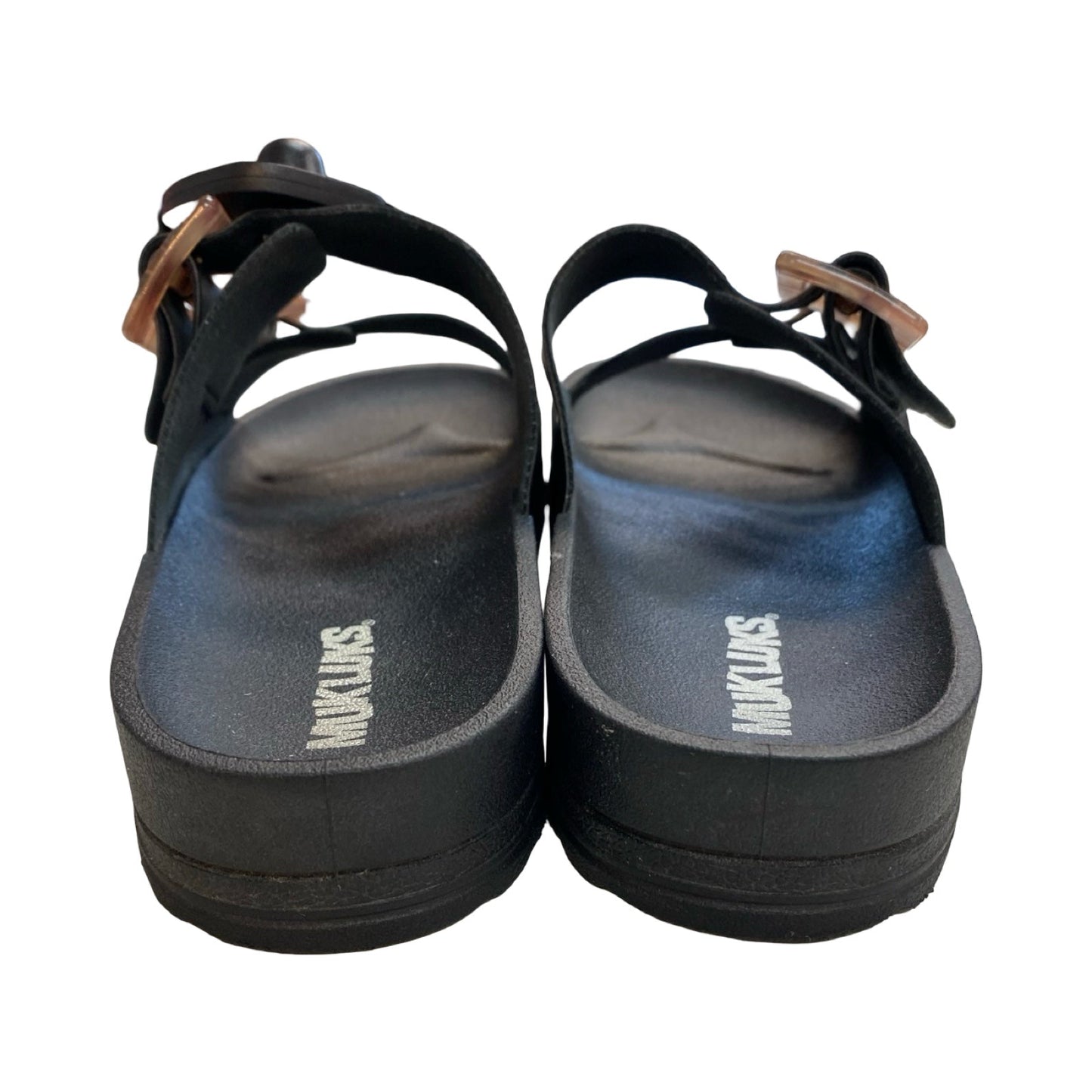 Sandals Flats By Muk Luks In Black, Size:8