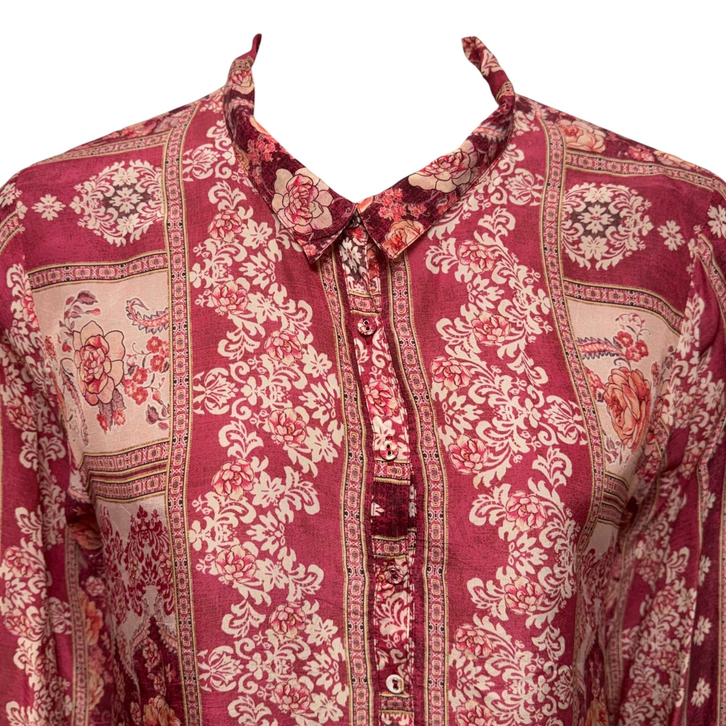 Tunic Long Sleeve By Johnny Was In Red