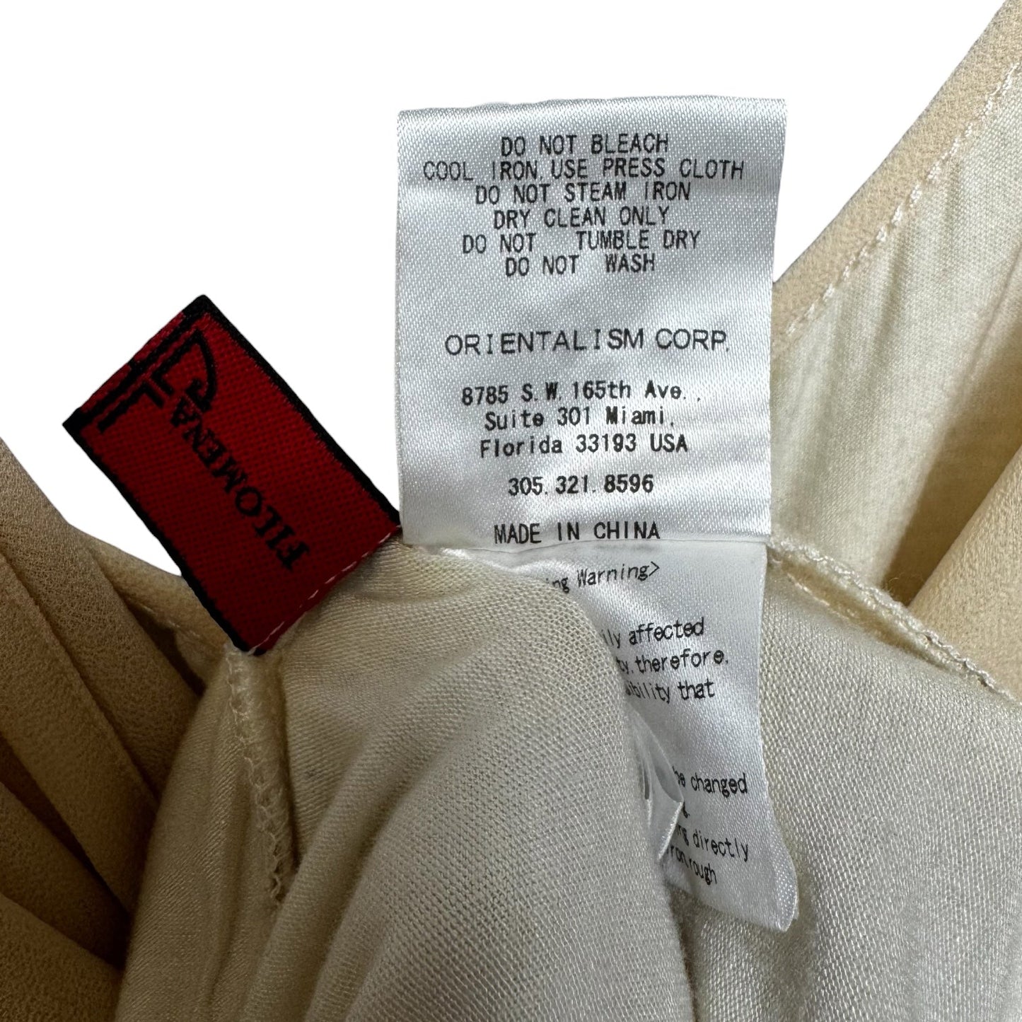 AS IS Draped Back Sequin Party Dress By Filomena Fernandez In Tan, Size: M/L