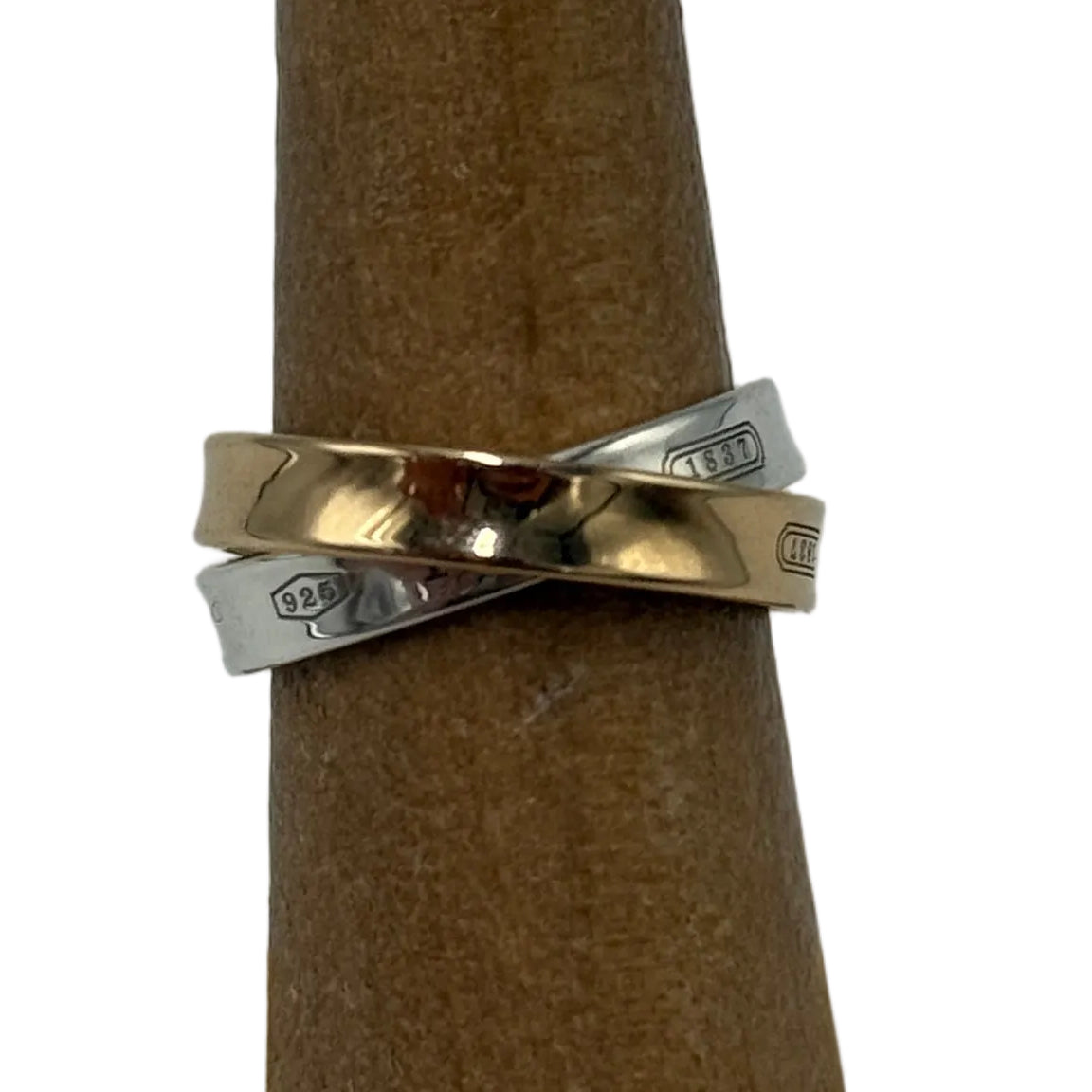 Tiffany & Company 18K Interlocking Circles  Luxury Ring, Size: 5.5