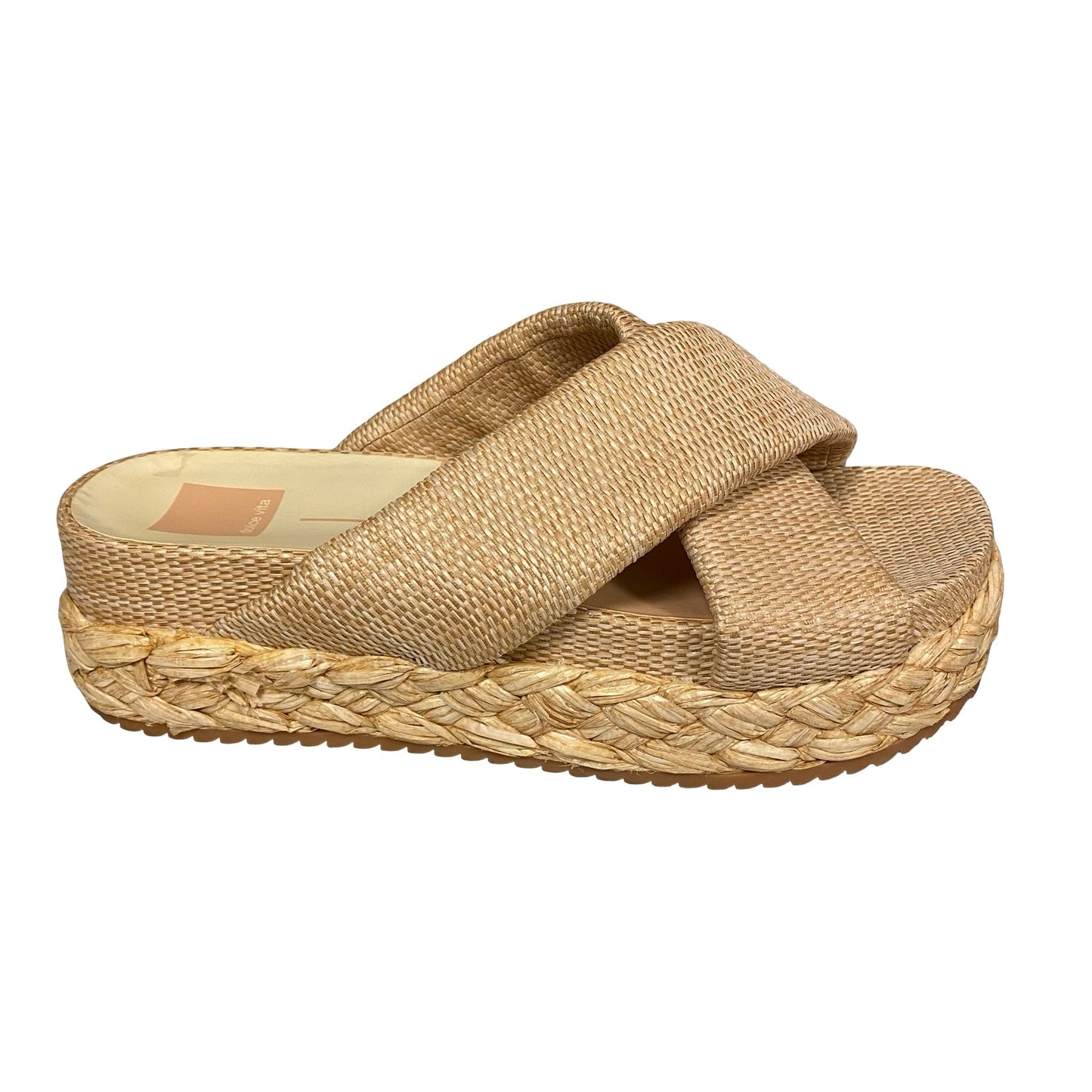 Sandals Heels Block By Dolce Vita In Tan, Size:8.5
