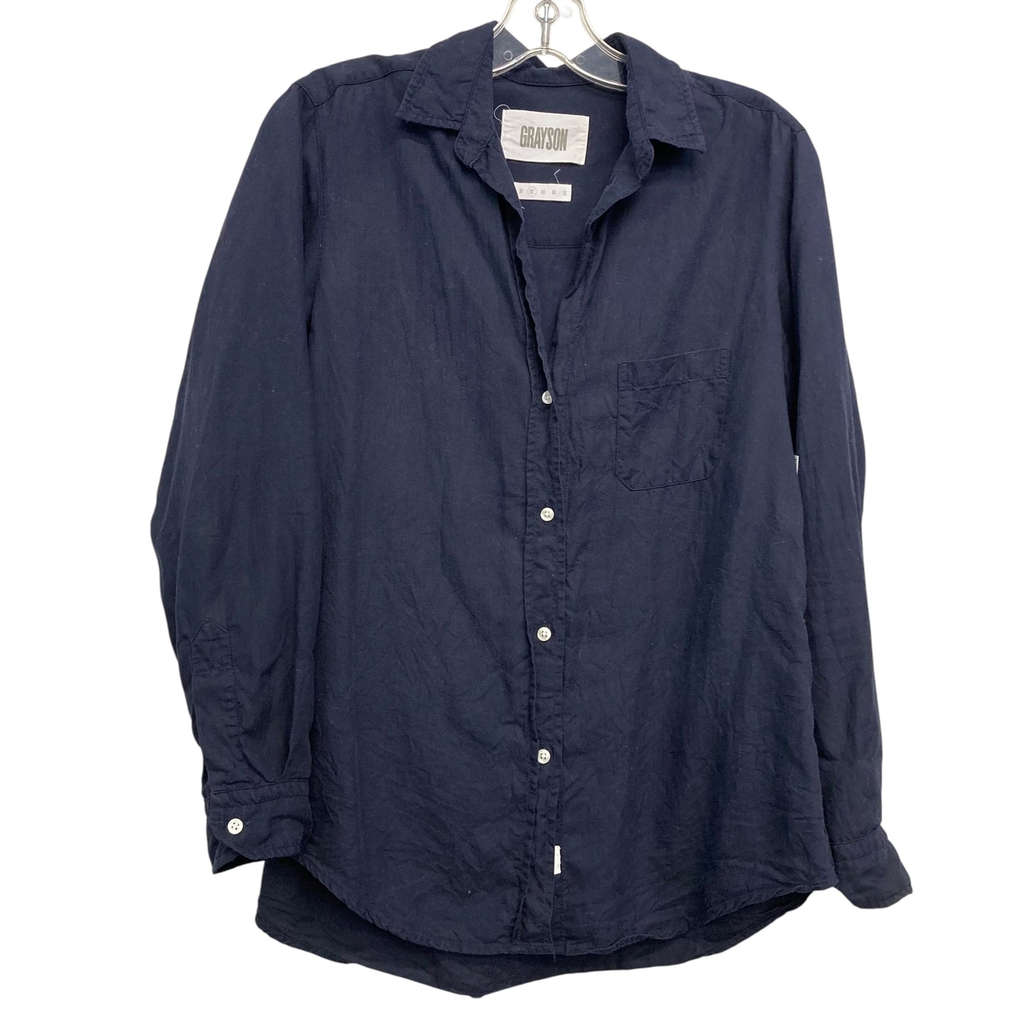Top Ls By Grayson In Navy, Size:Xs