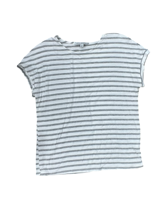 Top Ss By Green Envelope In Grey & White, Size:M