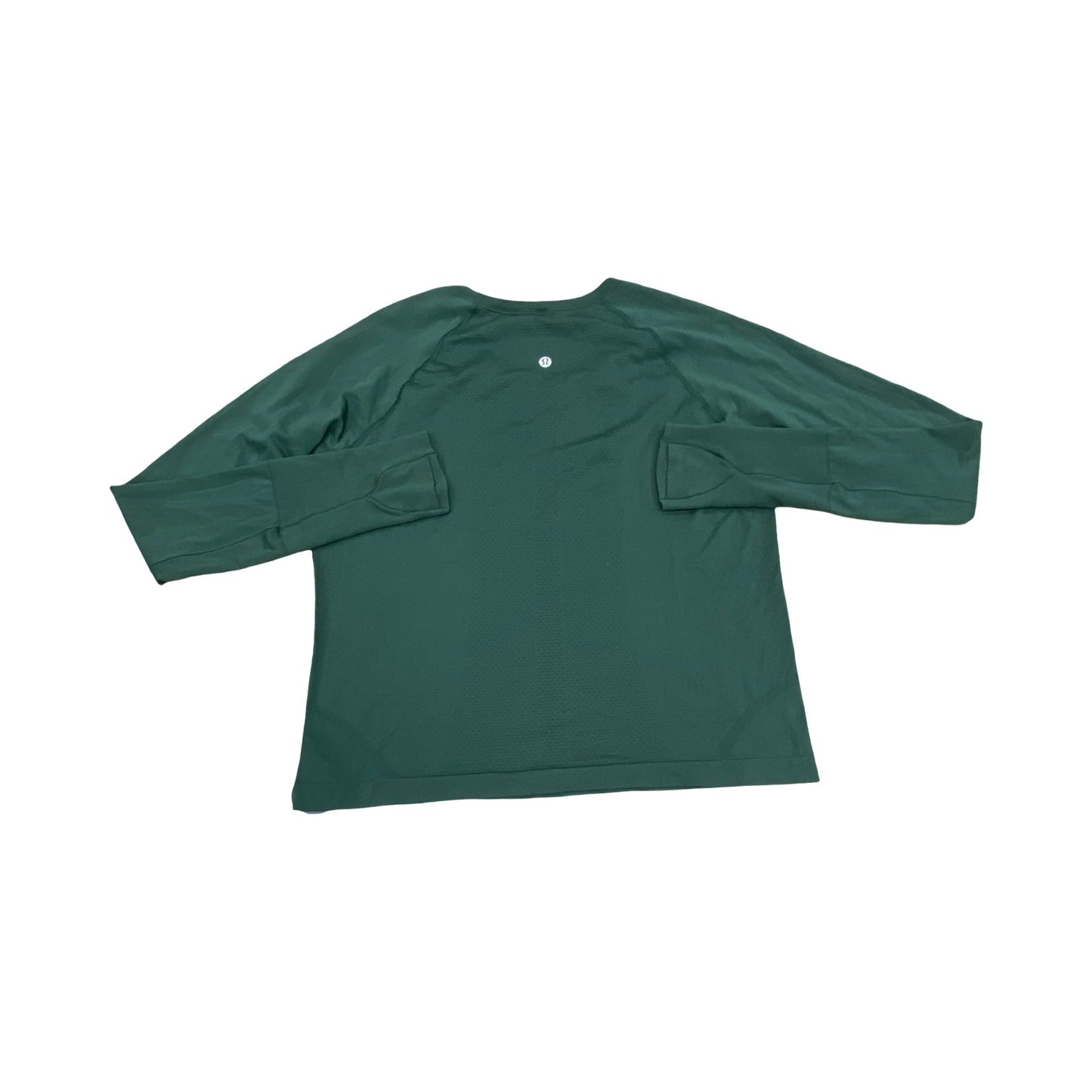 Athletic Top Ls Crewneck By Lululemon In Green, Size:10