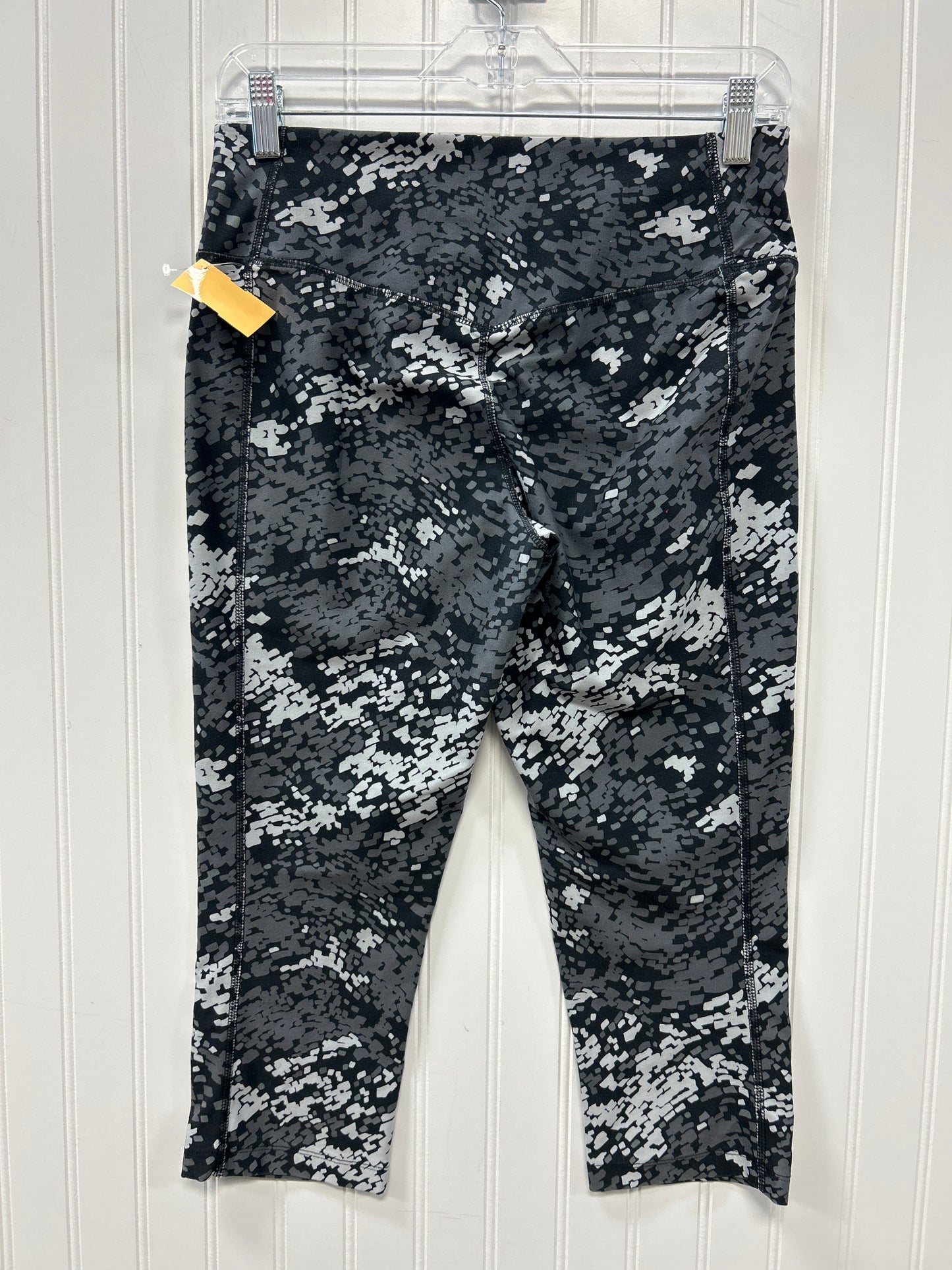 Athletic Leggings By Nike Apparel In Grey, Size:M