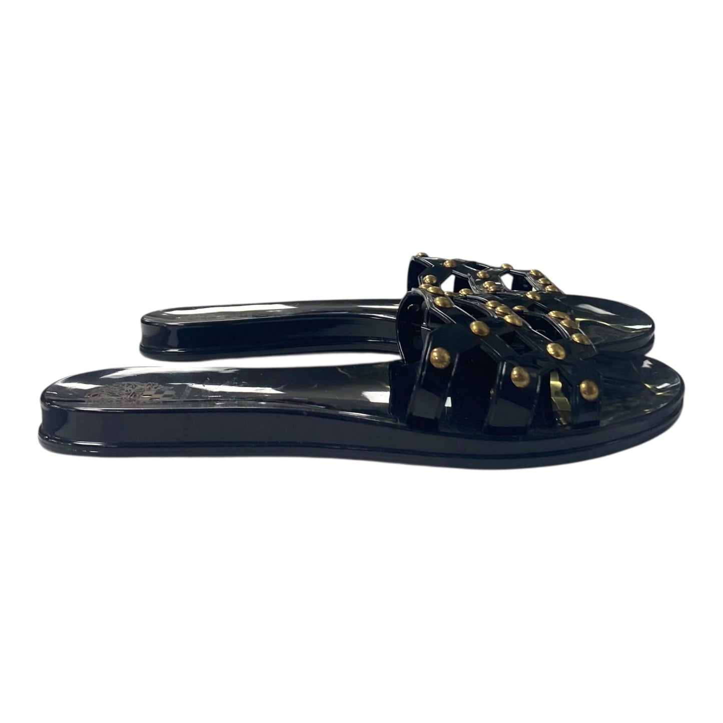 Sandals Flats By Vince Camuto In Black, Size:9