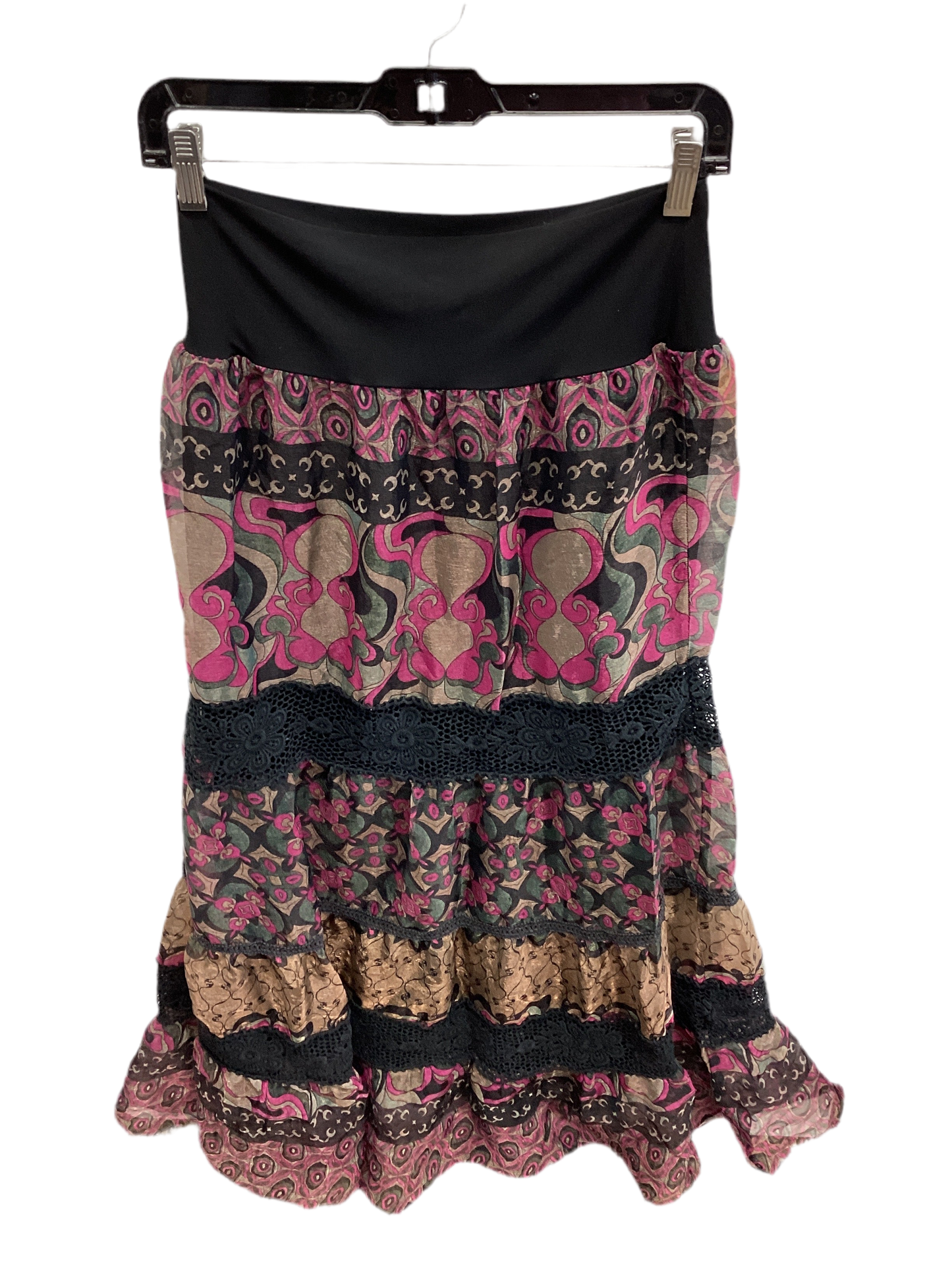 Skirt Maxi By Bisou Bisou In Multi, Size:M