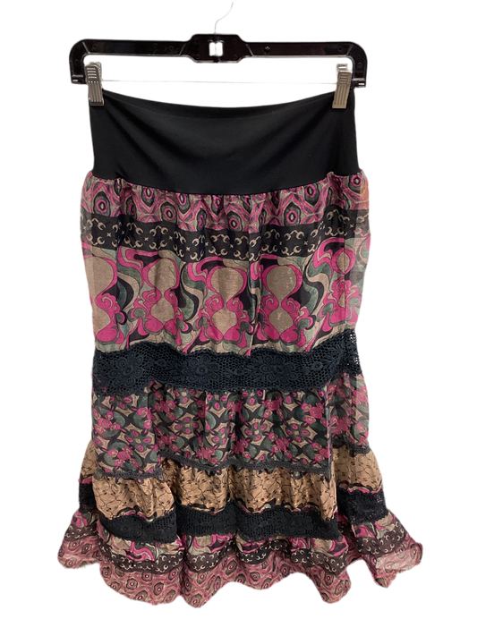 Skirt Maxi By Bisou Bisou In Multi, Size:M