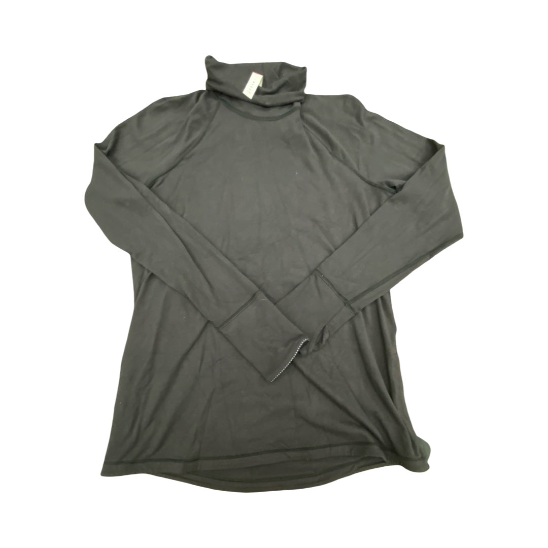 Athletic Top Ls Collar By Lululemon In Black, Size:6