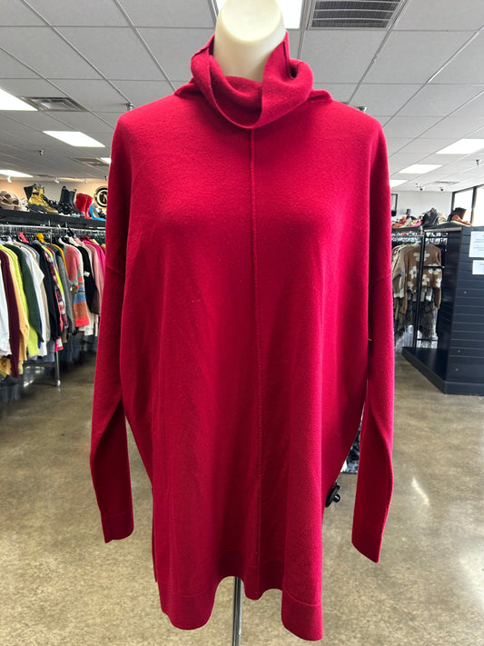 Sweater By Eileen Fisher In Red, Size:S