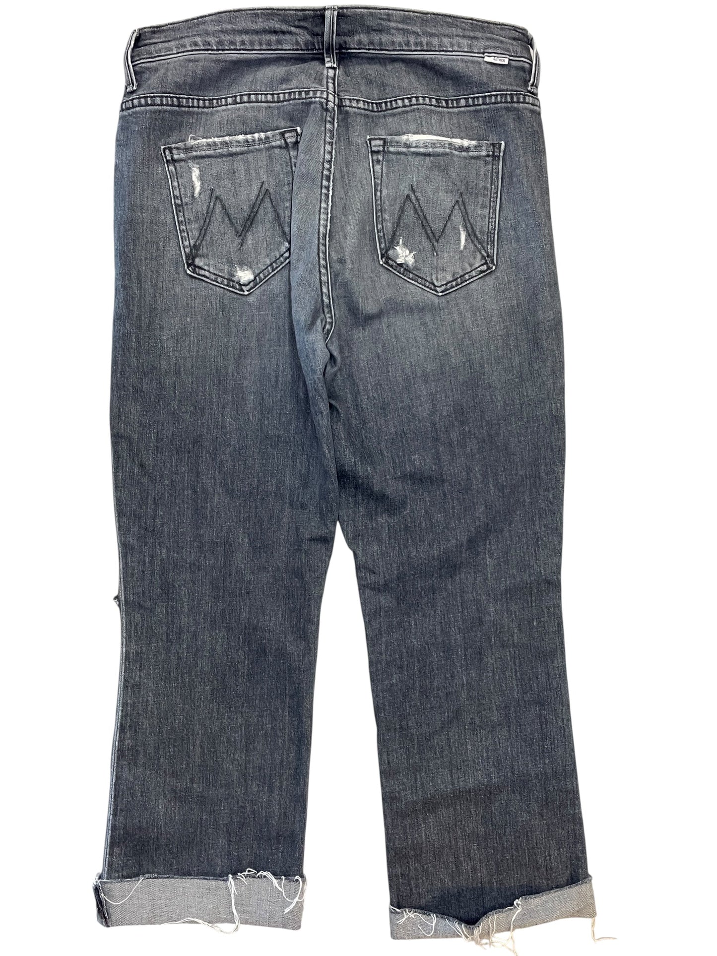 Jeans Cropped By Mother In Grey, Size:8