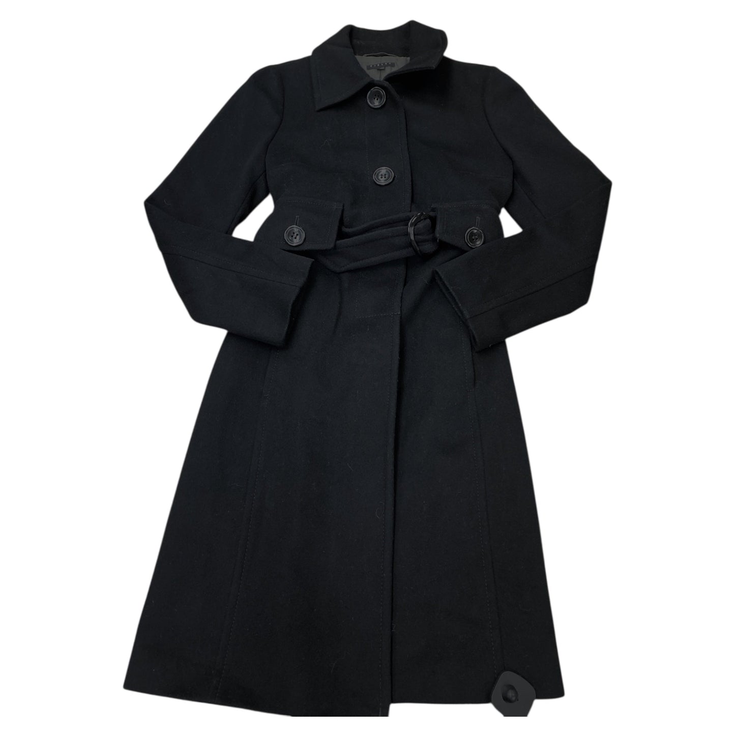 Coat Wool By Sisley In Black, Size:0