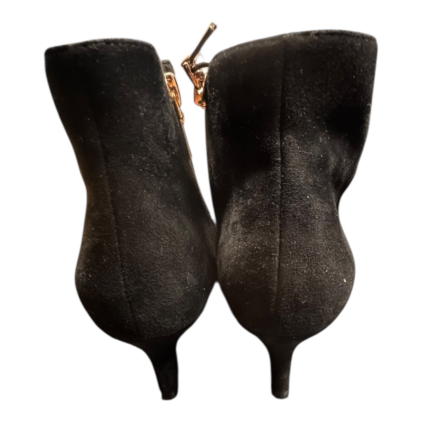 Boots Ankle Heels By Aerosoles In Black, Size:7