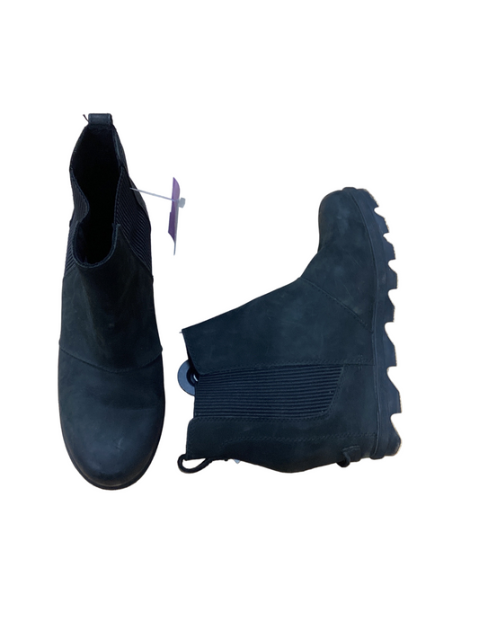 Boots Ankle Heels By Sorel In Black, Size:9