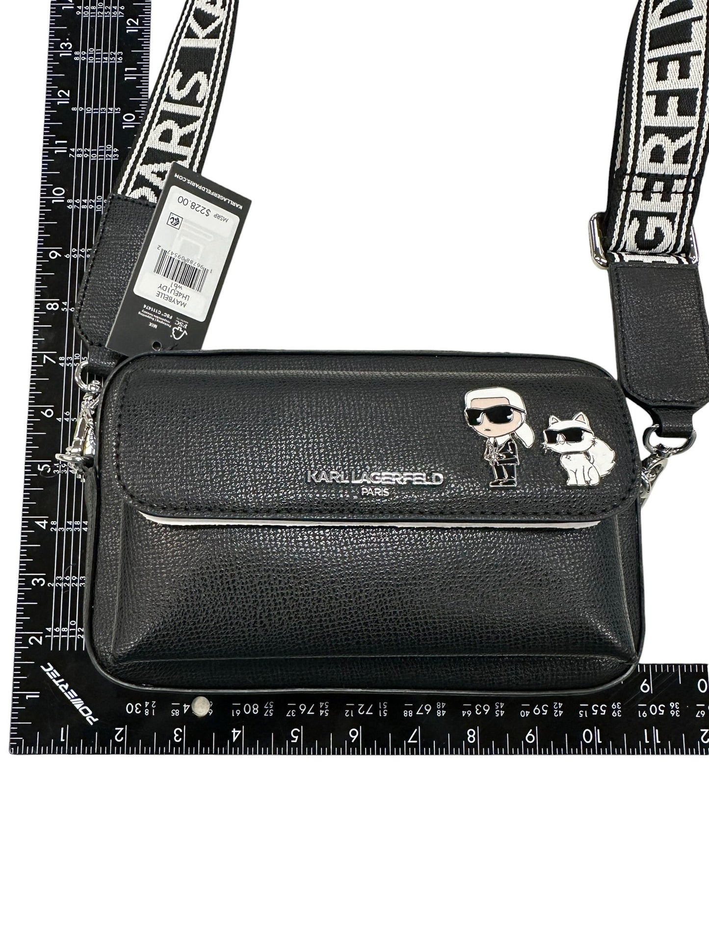 Belt Bag Designer By Karl Lagerfeld In Black, Size:Small