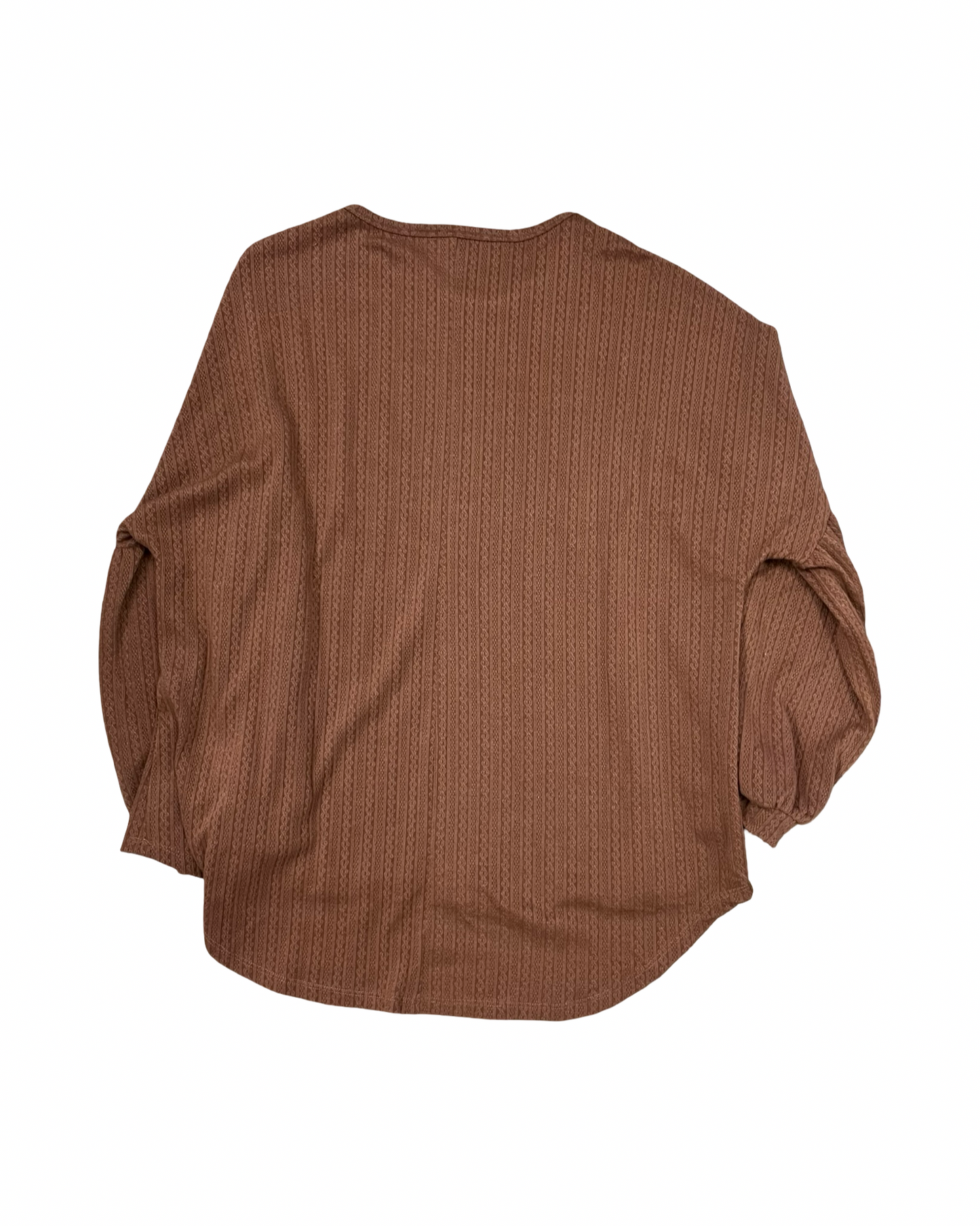 Top Ls By Clothes Mentor In Brown, Size:L
