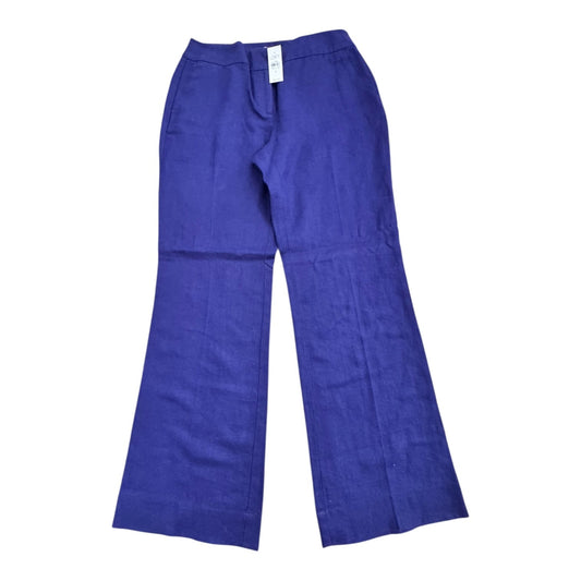 Pants Linen By Loft In Purple, Size:8