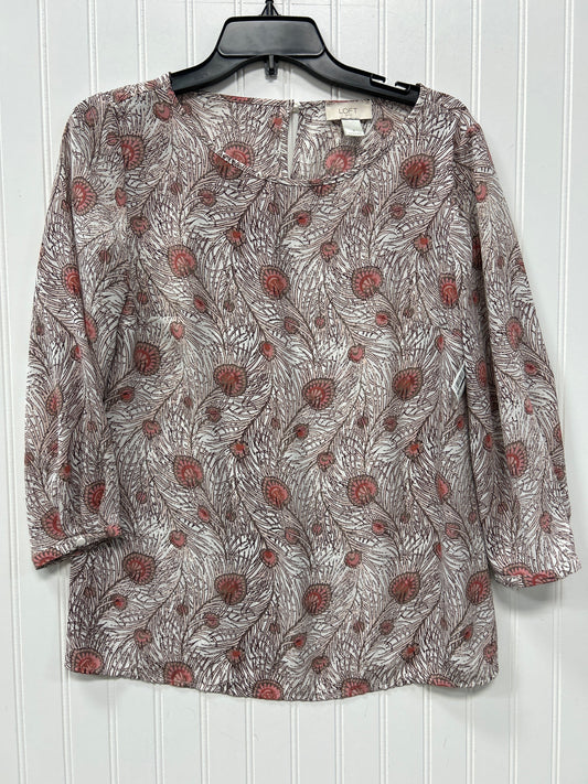 Top Ls By Loft In Pink, Size:S